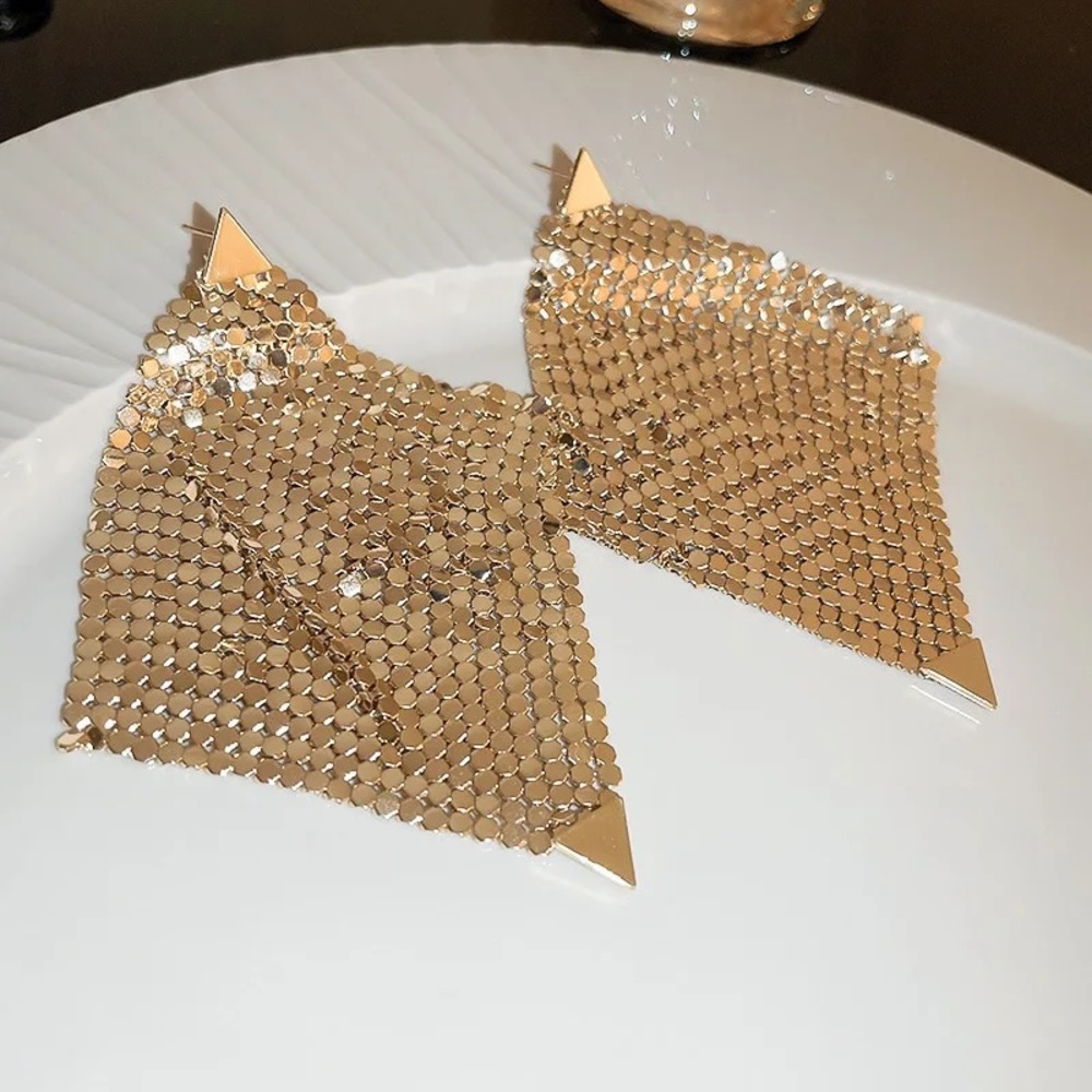 Luxury fashion designer earrings tassel - Picture 7 of 12